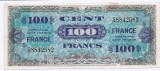 Franta 100 Francs 1944 - (Allied Forces) Block #5, 58842582, P-123c