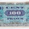 Franta 100 Francs 1944 - (Allied Forces) Block #5, 58842582, P-123c
