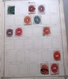 Lot 11 mărci poștale Mexic &ndash; valori fiscale vechi &ndash;GB