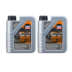 Pachet 2 litri Ulei sintetic Liqui Moly Top Tec 4200 New Generation 5W30 foto