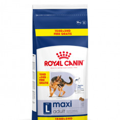Royal Canin Maxi Adult hrana uscata caine, 15+3 kg