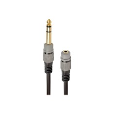 Gembird A 63M35F 0.2M Adaptor audio 6.35mm la 3.5mm, 0.2m, gold plated, black