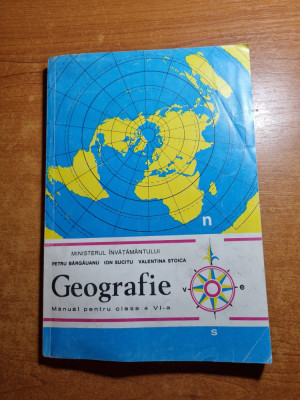 manual de geografie - pentru clasa a 6-a - din anul 1997 foto