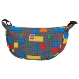 Geanta Crossbody Mare LEGO Colorful Bricks Copii Scoala Sport