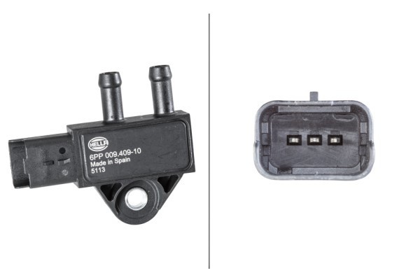 HELLA 6PP 009 409-101 Senzor, presiune gaze evacuare