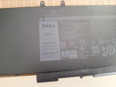 Baterie originala 3HWPP Dell Latitude 5501, 5401, 5511, 5510,5411,5410 foto