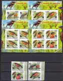 Burundi 2011 fauna pasari WWF MI 2126-2129 + 4 kleib. nedant. MNH