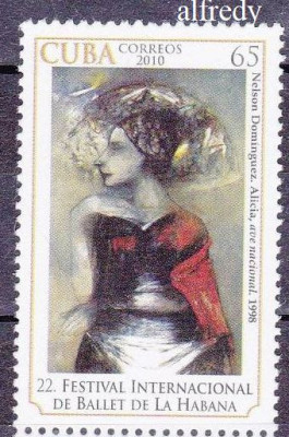 CUBA 2010, Festivalul International de Balet, serie neuzata, MNH foto