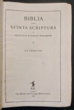 ✝ 1966 BIBLIE SBB cu TRIMITERI traducere Cornilescu 1223 pg SFANATA SCRIPTURA. VECHIUL si NOUL TESTAMENT Biblia The British and Foreign Bible Society