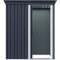 Magazie de gradina depozitare M - 89 x 163 x 182 cm antracit / SD-F7DP