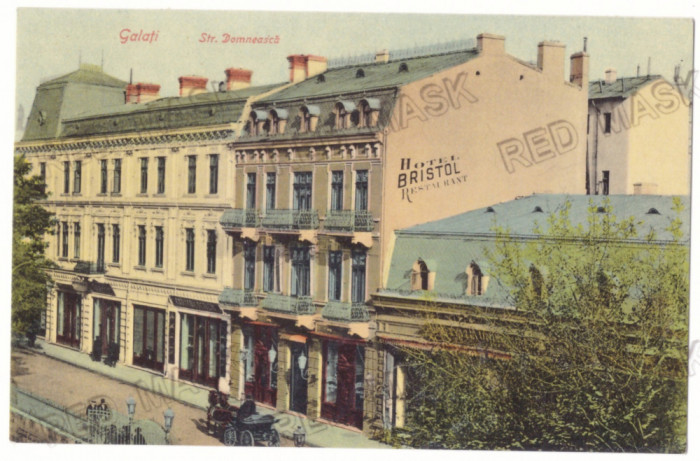 3637 - GALATI, Hotel Bristol, Romania - old postcard - unused