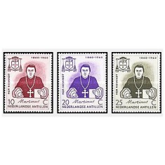 Antilele Olandeze 1960 - Msgr. Martinus, religie, serie neuzata
