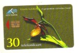bnk card Cartele telefonice - Estonia - flora - Protected Species - Lady's-Slipper Orchid - Col:ET0090B