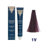 Negru Violet 1V - Vopsea de par cu plex si arginina Valquer 60g