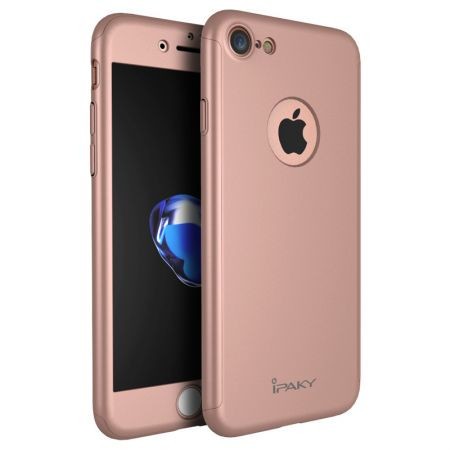 Husa pentru Apple iPhone 8+ MyStyle iPaky Original Rose-Auriu acoperire completa 360 grade