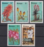 Kenya 1987 - Plante medicinale, flori, serie neuzata