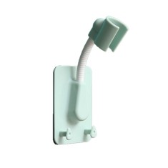Suport Reglabil pentru Capul de Dus, cu Banda Adeziva Inclusa si 2 Agatatori pentru Burete, PVC Premium, Verde, CBD CORAL BEST DEALS 14 cm 6 cm 14 cm