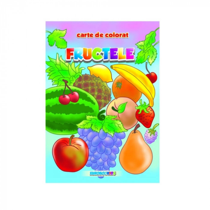Fructele, Carte de Colorat B5