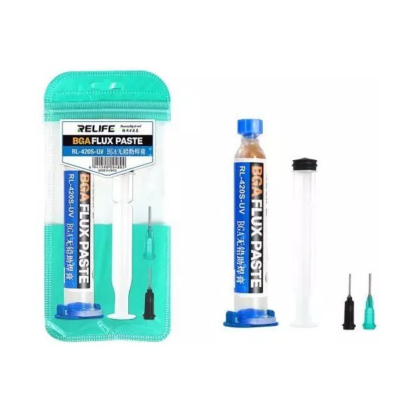 Pasta BGA Relife RL-420S-UV, Tip Seringa