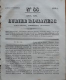 Curier romanesc, gazeta politica, comerciala si literara, nr. 88 din 1844
