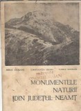 Monumentele naturii judetul Neamt Mihai Ciobanu carte editie veche 1972