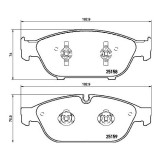 Brembo set placute frana, frana disc Prime Line