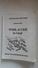 Word Access in 5 lectii - MARIANA POPA -SPIRU HARET foto