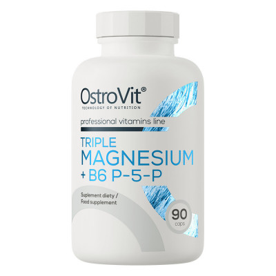 Supliment Alimentar, OstroVit, Triplu Magneziu si Vitamina B6, pentru Sistemul Cardiovascular, Muscu foto
