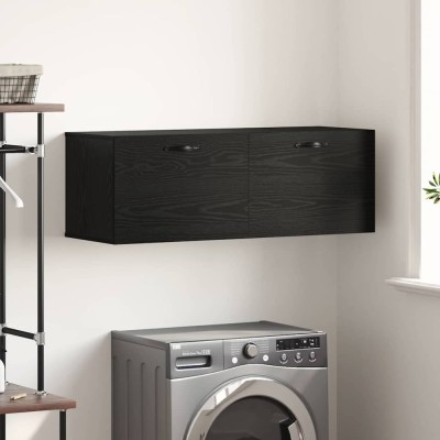vidaXL Dulap de perete Stejar negru 100 x 36.5 x 35 cm Lemn compozit 879569 foto