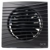 Ventilator baie SILENT 5C Matt Black, Super Silent, Clapeta antiretur, Motor Long Life 40000h, Debit 180mc/h, &Oslash;125mm , Matt Blac