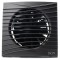 Ventilator baie SILENT 5C Matt Black, Super Silent, Clapeta antiretur, Motor Long Life 40000h, Debit 180mc/h, &Oslash;125mm , Matt Blac