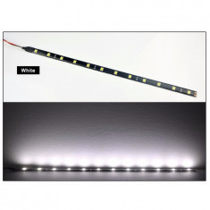 Banda led, de culoare alba, 30 cm, 12 led-uri smd 5050, rezistenta la apa foto