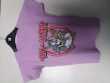 Tricou mov Tom &amp; Jerry, Unisex, 7-8 ani