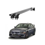 Set bare transversale aluminiu cu prindere in puncte fixe compatibile Mitsubishi Lancer VII 1995-2000 negre sau argintii Cod: 120101 Kit 202