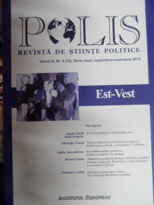 Polis Revista De Stiinte Politice - Colectiv ,549138 foto