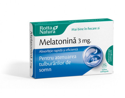 MELATONINA 3mg 15tb ROTTA NATURA foto