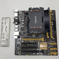 KIT Placa de baza Asus Q87M-E, Intel Core i7 4770k 3.5GHz, Cooler Segotep... foto