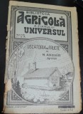 Uscatoria de Fructe - N. Arghir, 1944, Editura Universul, Biblioteca Agricola, Carte Veche