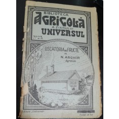 Uscatoria de fructe - N. Arghir
