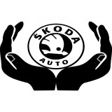 Cumpara ieftin Sticker In My Hands Is SKODA