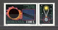 Romania.1998 Eclipsa totala de soare-cu vigneta DR.683 foto