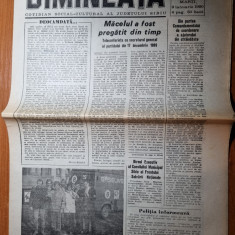 ziarul dimineata 9 ianuarie 1990-ziar din jud. sibiu,art. revolutia romana