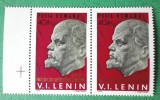 TIMBRE ROMANIA MNH LP725/1970 -100 ani nașterea V.I.LENIN -Serie &icirc;n pereche, Nestampilat