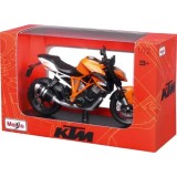MAISTO MOTOCICLETA METALICA CU STAND KTM 1290 SUPER DUKE R SCARA 1 LA 12