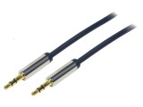 Cablu Audio Jack 3,5mm 3pin 1m Placare Aurită