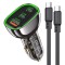 Incarcator Auto, Kakusiga, Ksc-1057, 125W 2X Usb-C + Usb + Cablu Usb-C - Usb-C, Negru