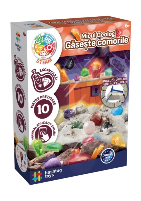 Set micul geolog gaseste comorile