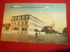 Ilustrata - Timisoara - Institutul Notre Dame 1919 , circ.1922 la Paris foto