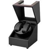 Cumpara ieftin Cutie intors ceasuri automatice iUni, Watch Winder 2, Black Carbon