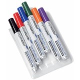Marker pentru tabla Legamaster, TZ1 varf rotund, 1. 5-3 mm, 6 culori/set (negru, rosu, albastru, verde, orange, mov)